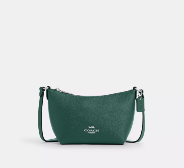 coach zip tote crossbody yesil 1