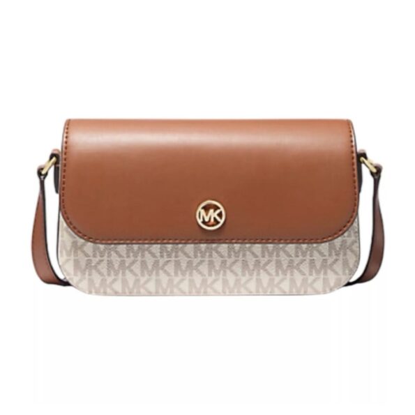 michael kors jet set small logo crossbody vanilya 1