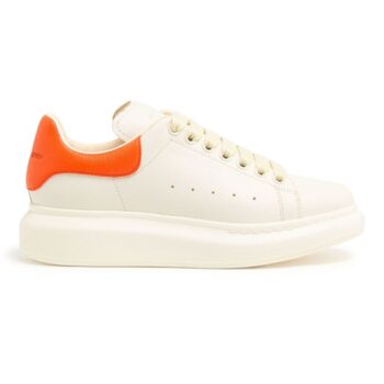 Alexander McQueen Oversized Sneakers (Beyaz-Turuncu) Kadın Ayakkabı