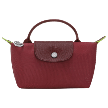 Longchamp Le Pliage Green Pouch (XS) XSmall Kadın Mini El Çantası Nar Kırmızısı Pomegranate