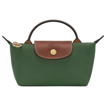 Longchamp Le Pliage Original Pouch (XS) XSmall Kadın Mini El Çantası İngiliz Yeşili British