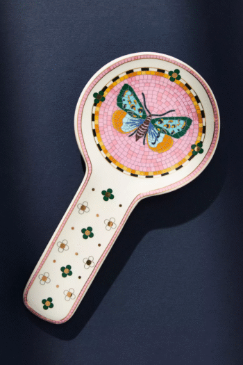 Anthropologie Bistro Garten Pembe Kelebek Kaşıklık