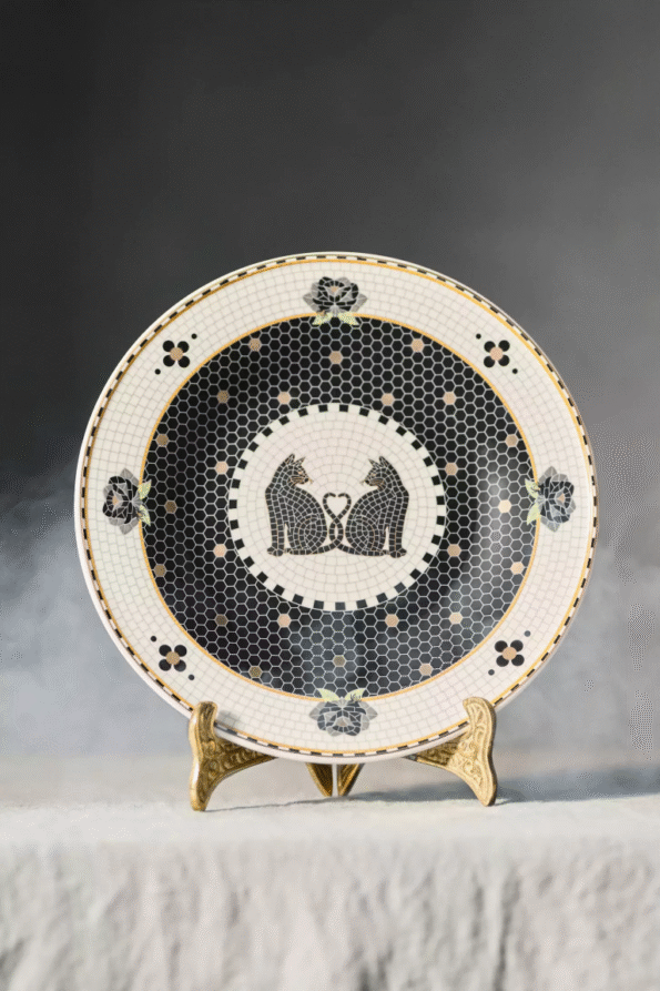 anthropologie bistro halloween 20cm tabak kedi 1