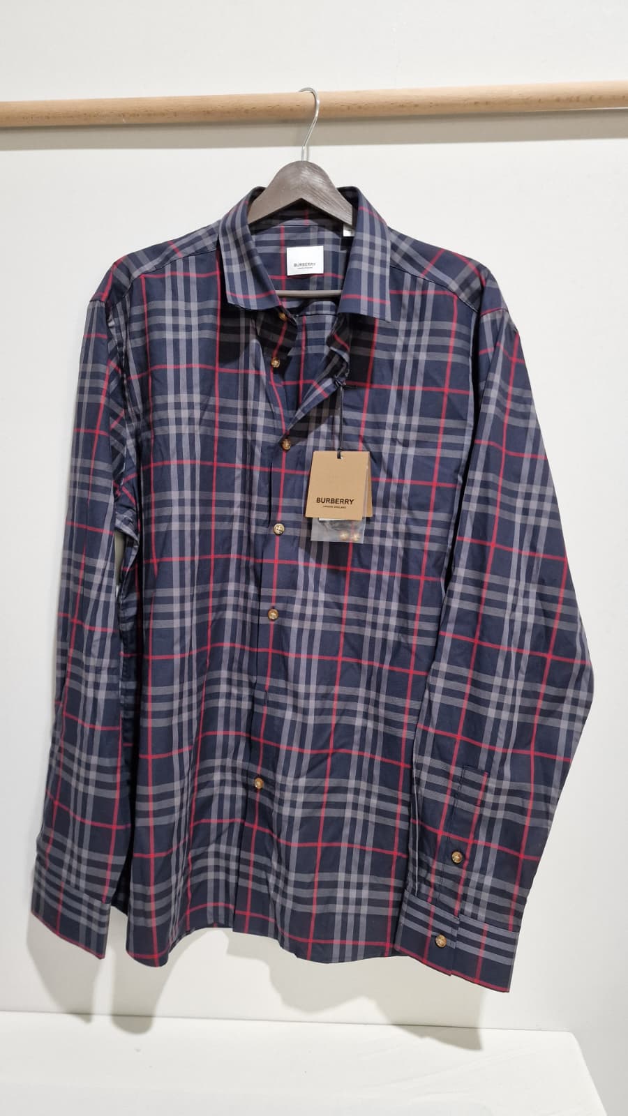 burberry-erkek-gomlek-lacivert-check-uzunkol-1 burberry erkek gomlek lacivert check uzunkol 1