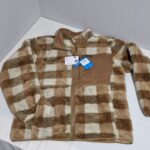 Columbia Erkek Polar Üst Fermuarlı Sweat Uzun Kol Krem Kahverengi