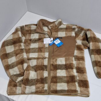 Columbia Erkek Polar Üst Fermuarlı Sweat Uzun Kol Krem Kahverengi