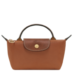 Longchamp Le Pliage Original Pouch (XS) XSmall Kadın Mini El Çantası Konyak Kahverengi longchamp-green-pouch-konyak-kahverengi-1