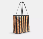 coach-city-tote-bag-cizgili-siyah-kahve-baskili-1