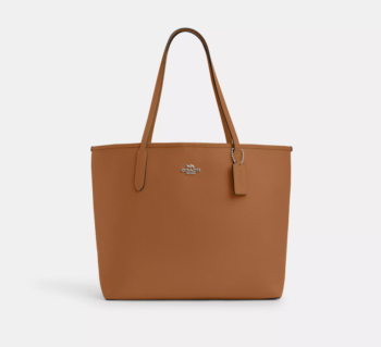 COACH City Tote Bag Kadın Kol Çantası Kahverengi Omuz Çantası Shopper