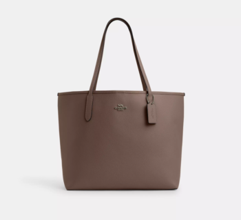 COACH City Tote Bag Kadın Kol Çantası Vizon Omuz Çantası Shopper