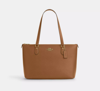 COACH Gallery Tote Bag Kadın Kol Çantası Kanvas Kahverengi Omuz Çantası Shopper